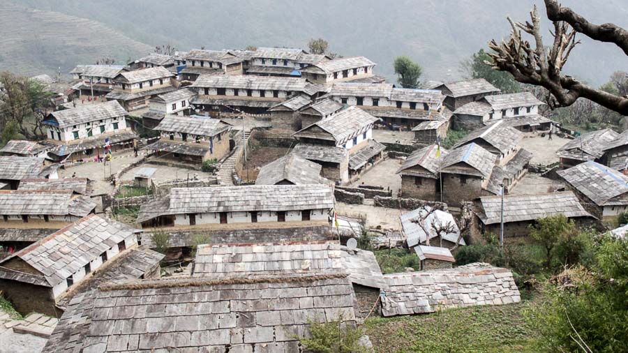 Ghandruk Village on the way to Annapurna Base Camp