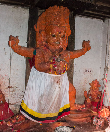 The statue of Unmatta Bhairava