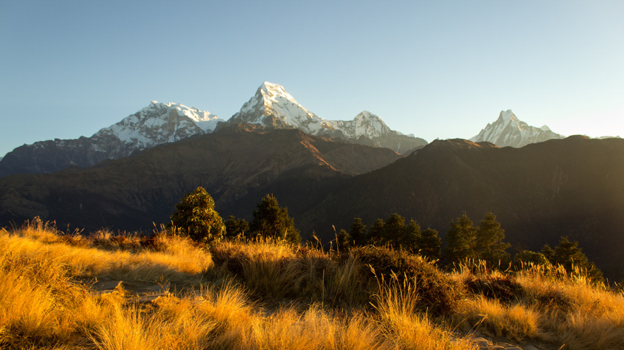 Sunrise from Poonhill