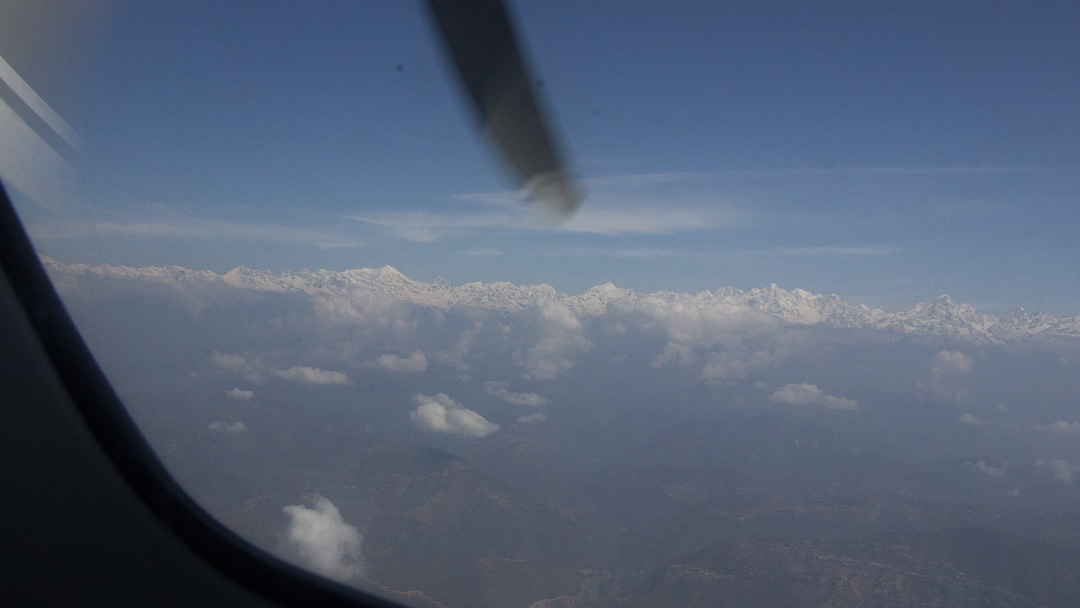 Mountains on Lukla Flights