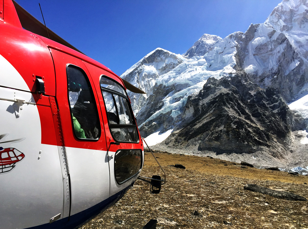 Kailash Helicopter at Kala Patthar