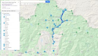 Everest Base Camp Map